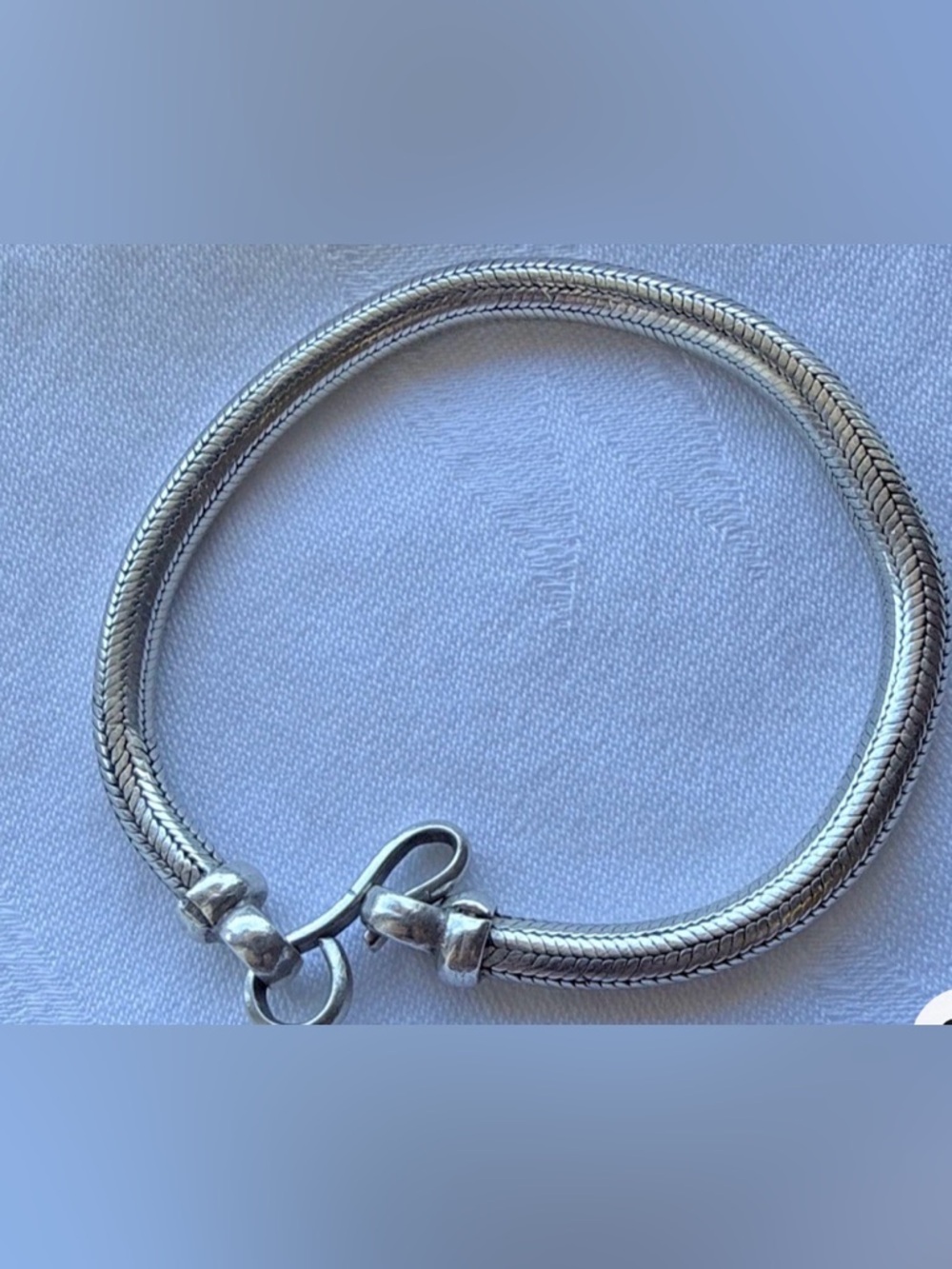 Solid Sterling Silver Snake Chain Bracelet